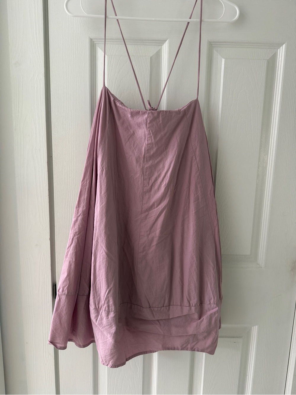 Free People Mauve Slip Dress with Delicate Straps